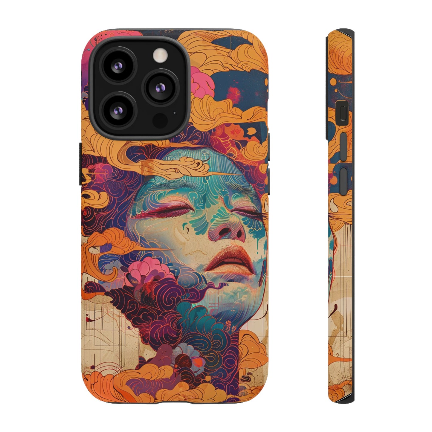 Copy of Artistic Crescent Moon Phone Case — Dreamy Starry Night Protection