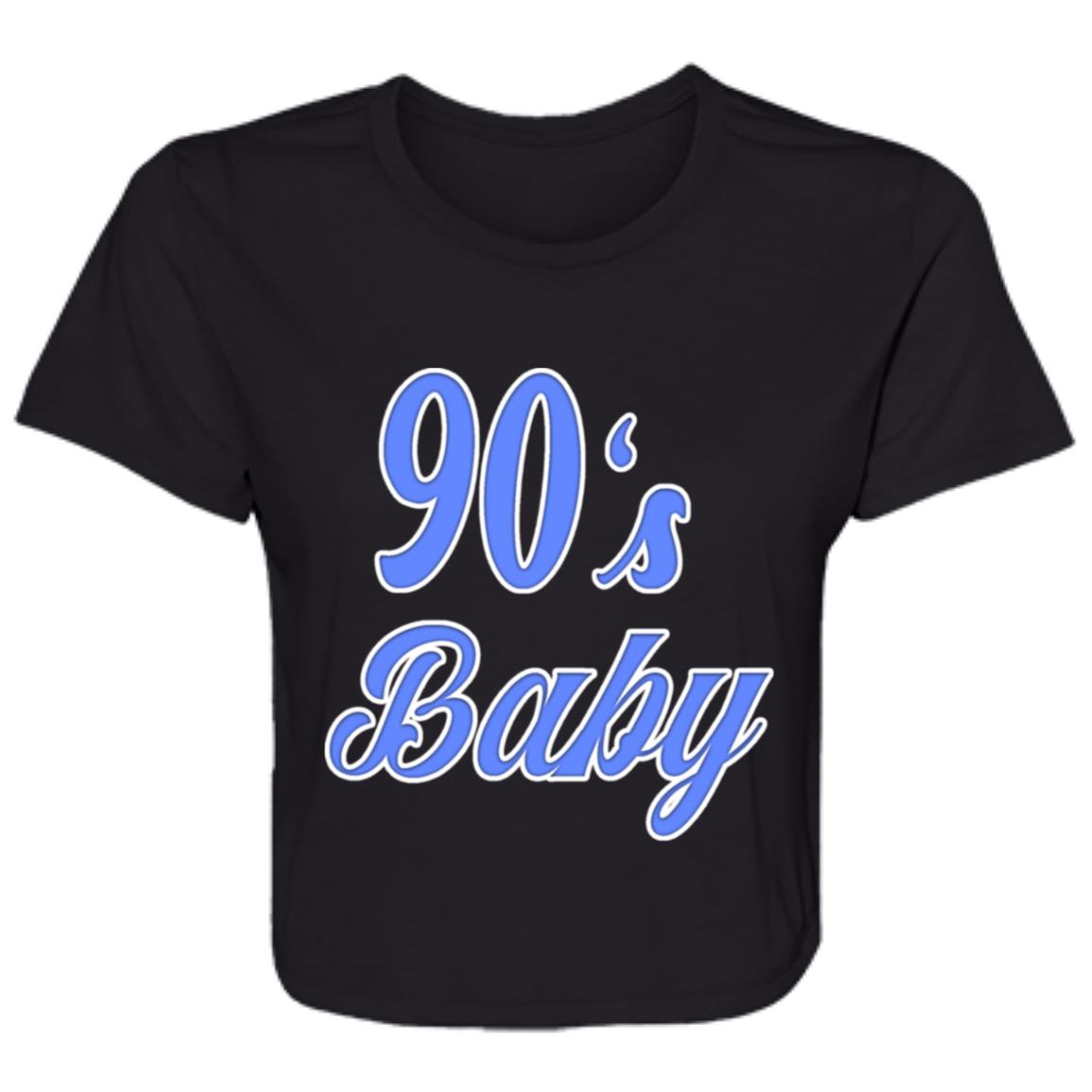 Flowy Cropped Tee 90's Baby
