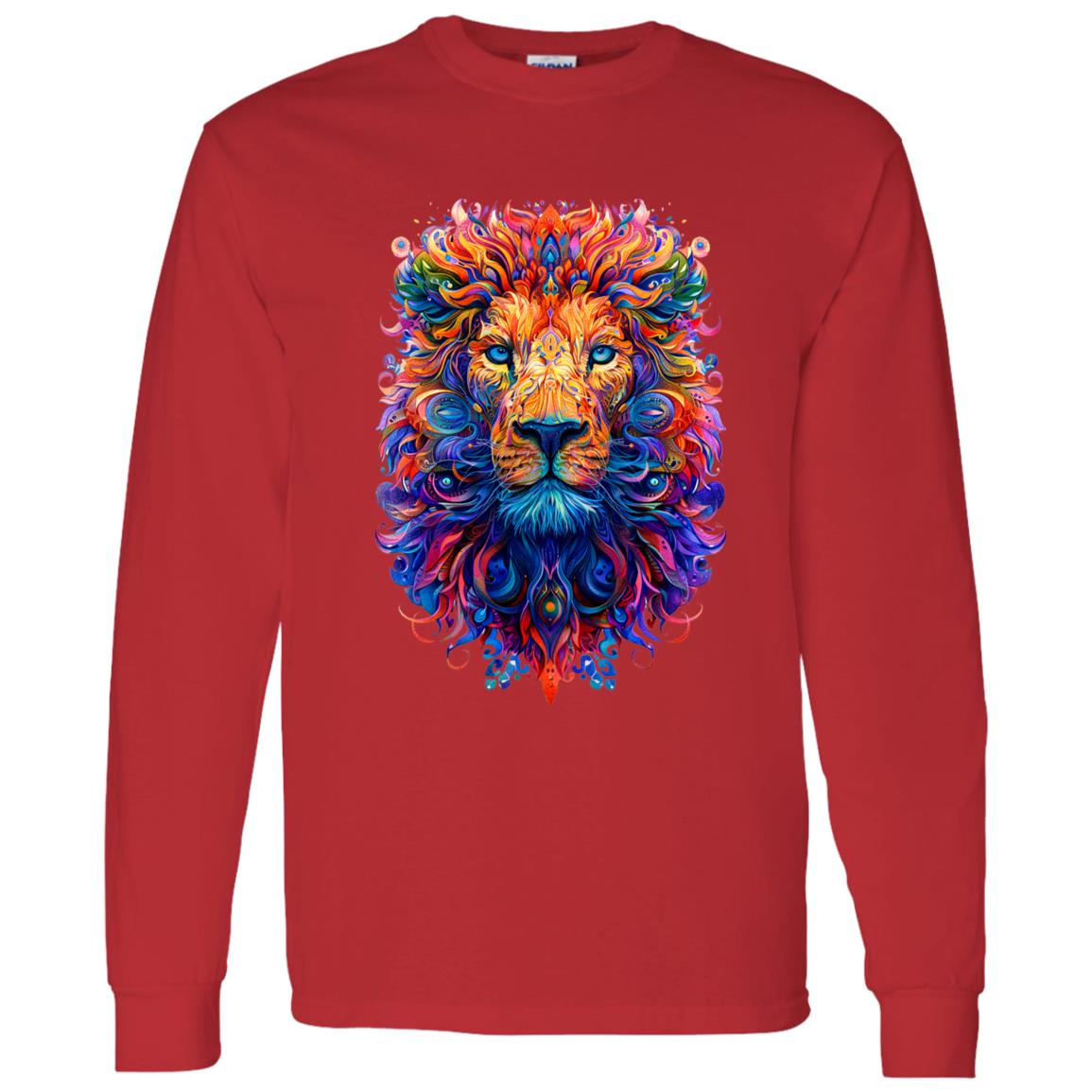 LS T-Shirt Psychedelic Lion