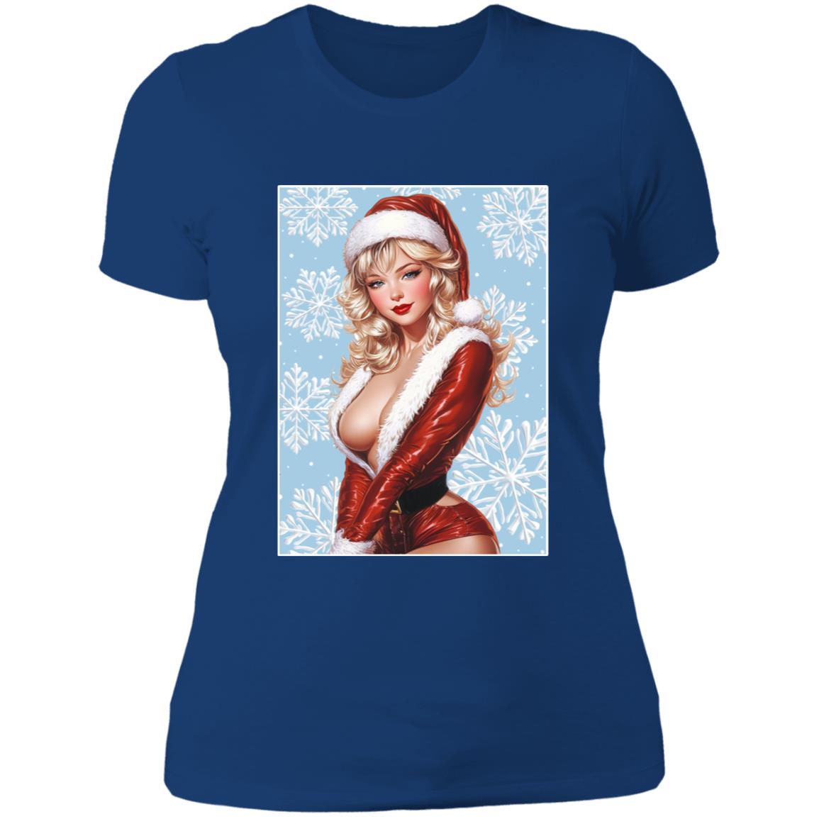 T-Shirt Santa Pin Up Lady