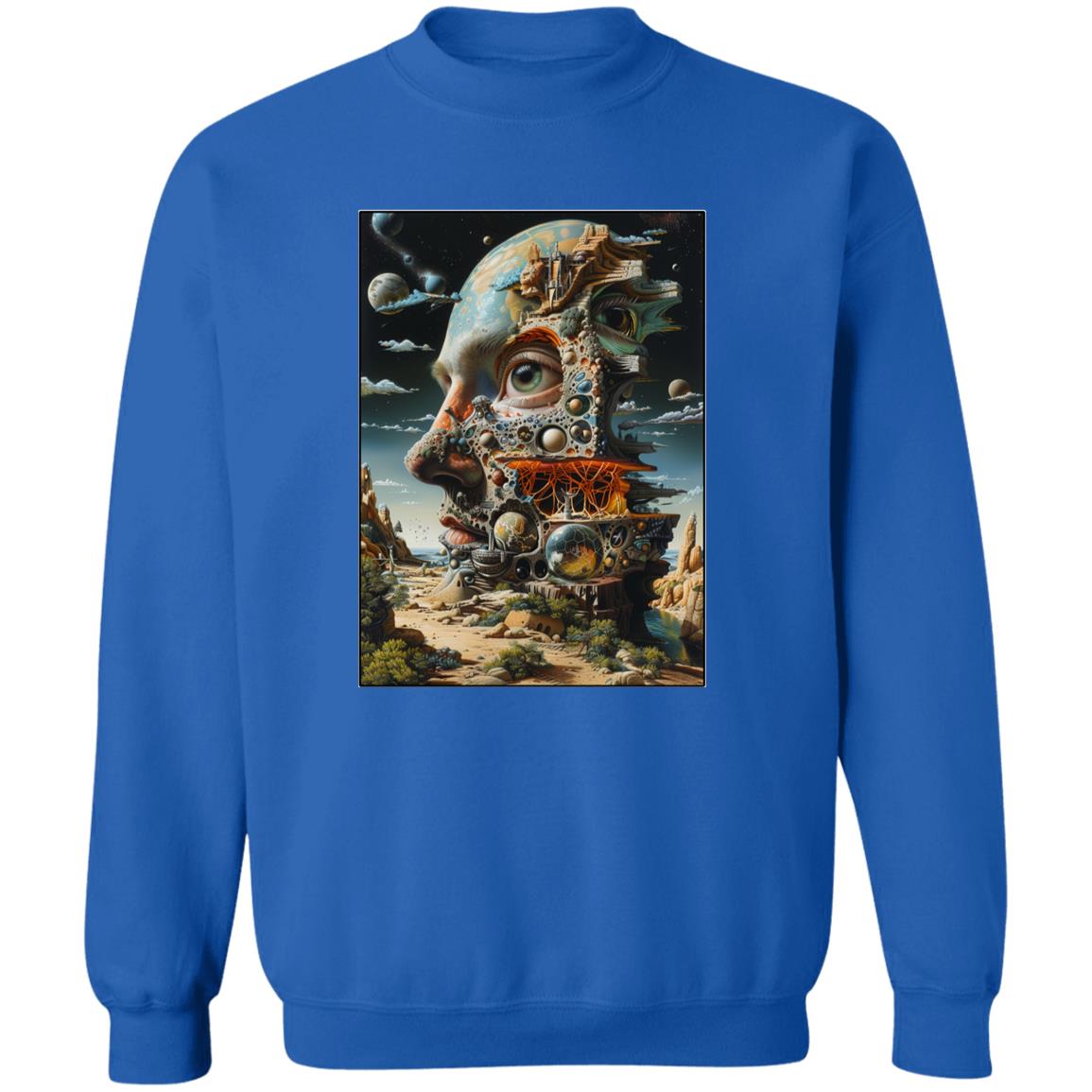 Pullover Sweatshirt Alien Monument Surrealism