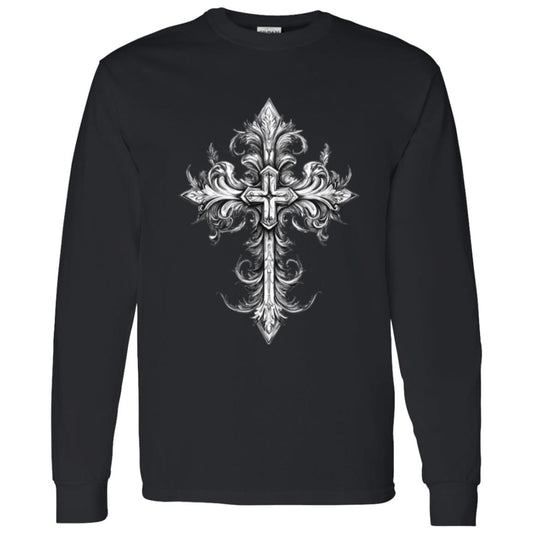 LS T-Shirt Ornate Cross