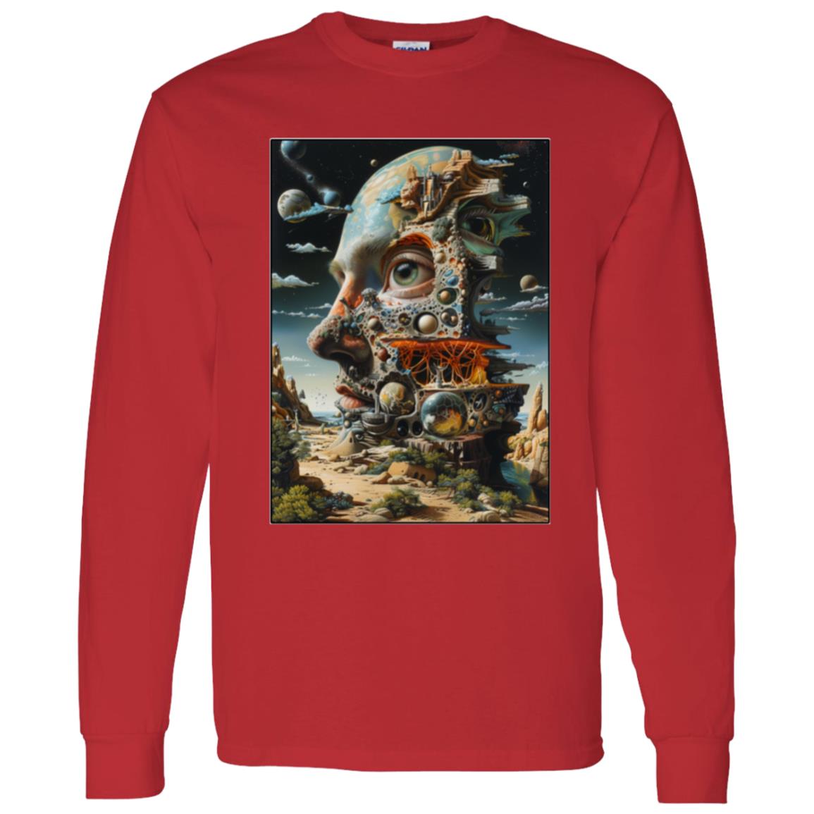 LS T-Shirt Alien Monument Surrealism