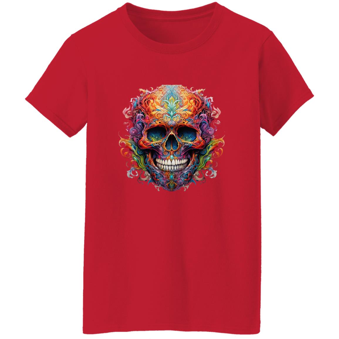 Oversized T-Shirt Ornamental Skull