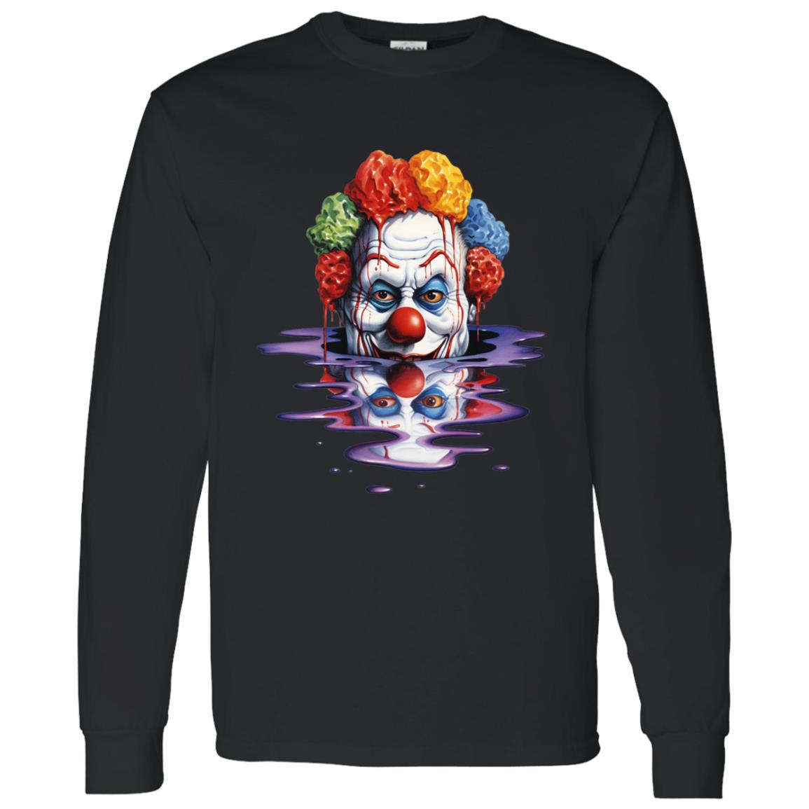 LS T-Shirt Submerged Clown