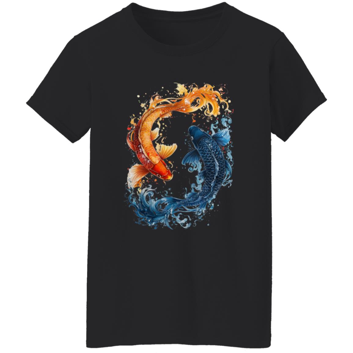 Oversized T-Shirt Koi Fish