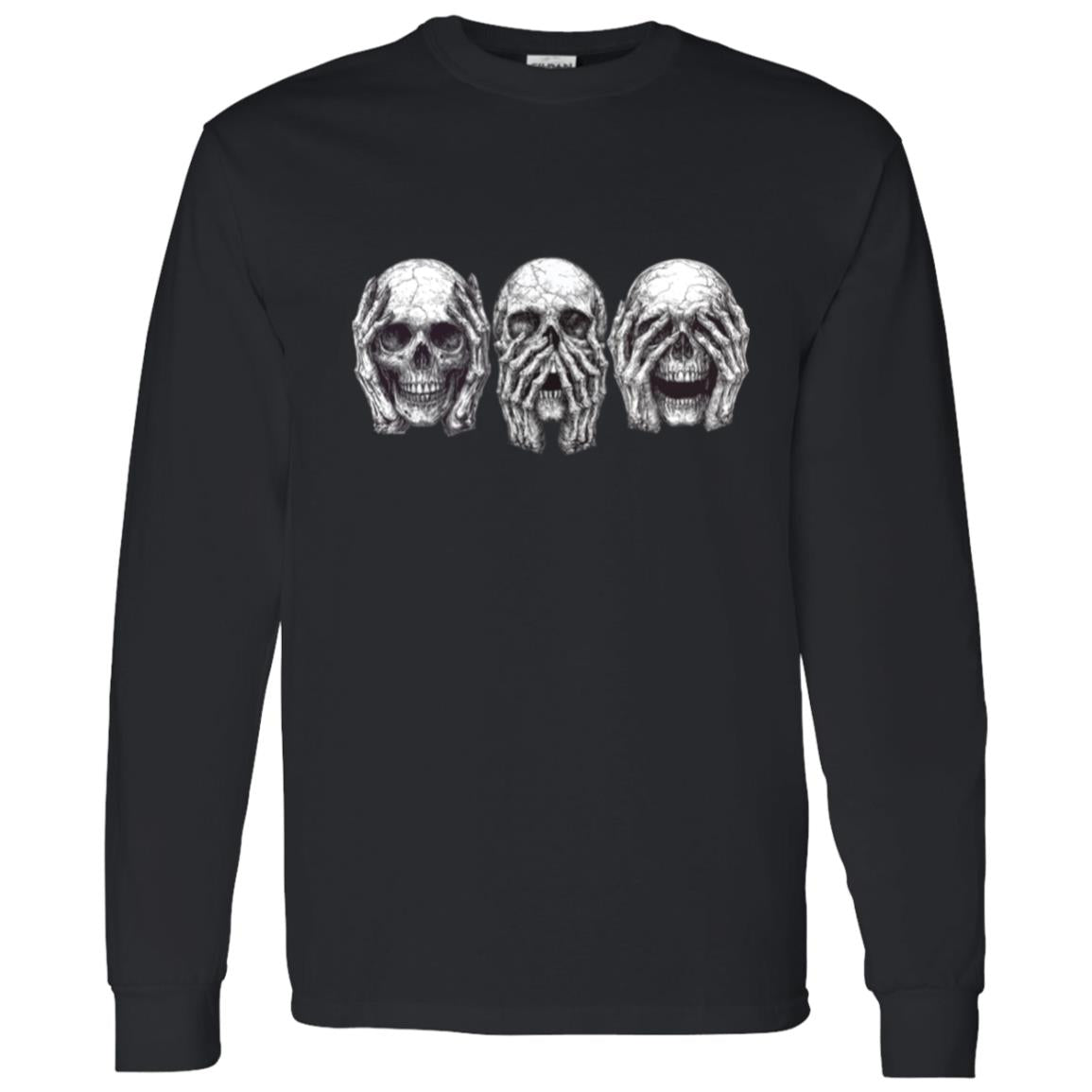 LS T-Shirt Hear No Evil Speak No Evil See No Evill