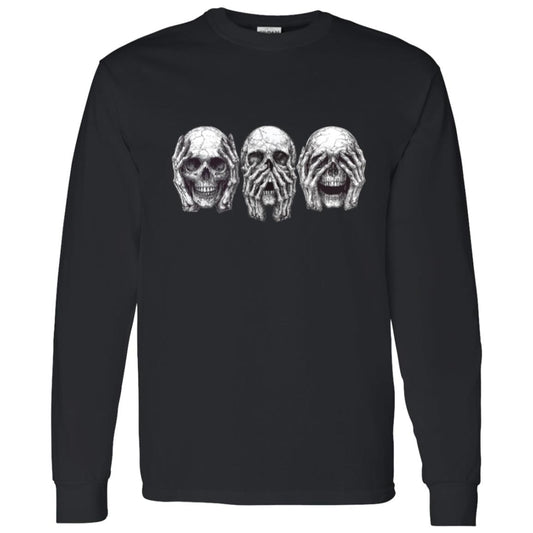 LS T-Shirt Hear No Evil Speak No Evil See No Evill