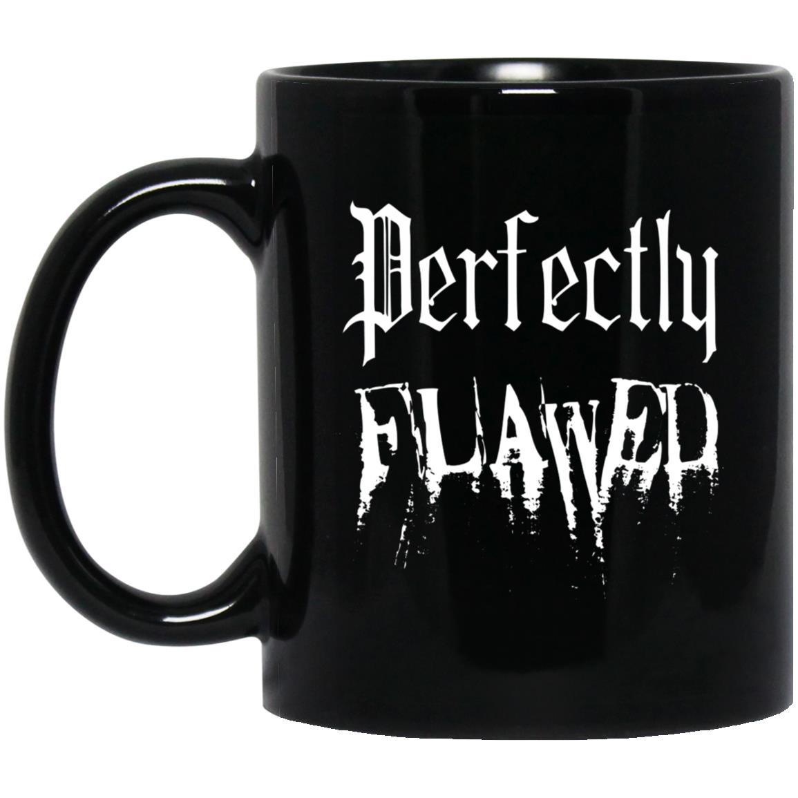 11oz Black Mug Perfectly Flawed