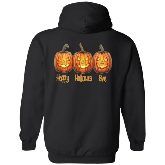 Zip Up Hooded Sweatshirt Happy Hallows Eve