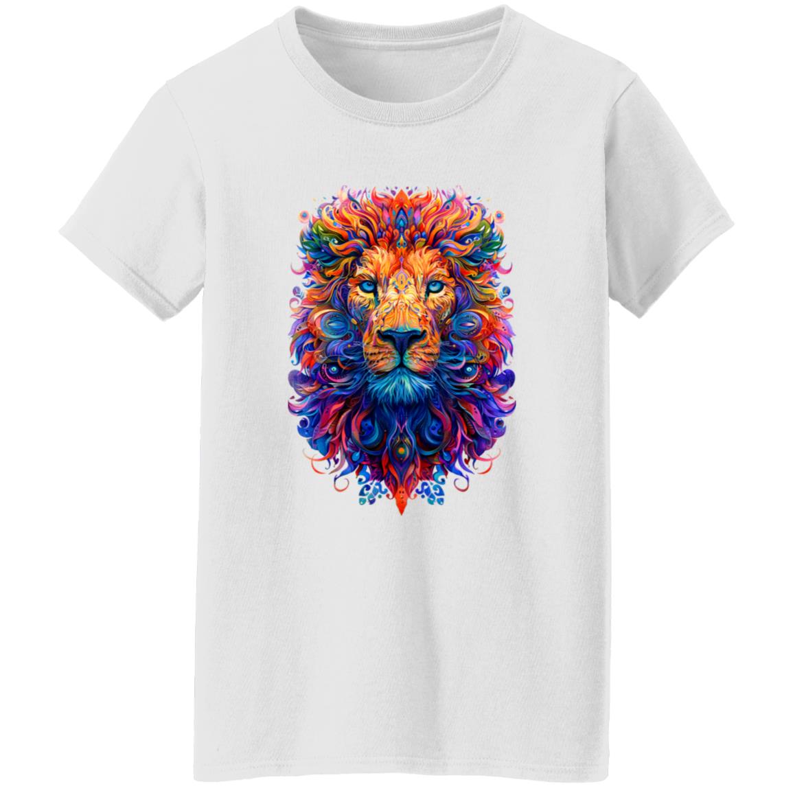 Oversized T-Shirt Psychedelic Lion
