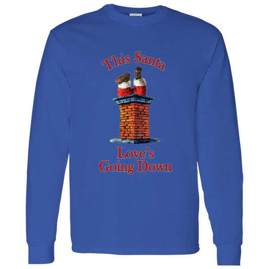 LS T-Shirt This Santa Love's To Go Down