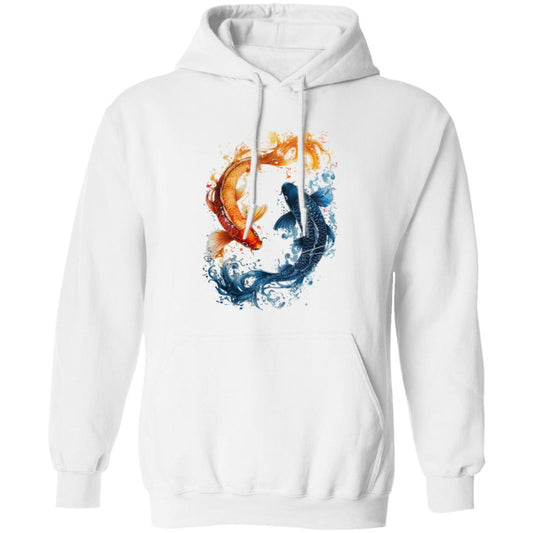 Pullover Hoodie Koi Fish