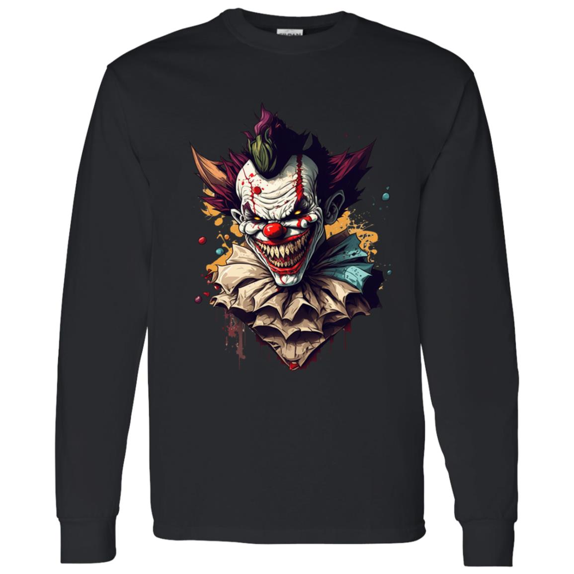 LS T-Shirt Evil Clown