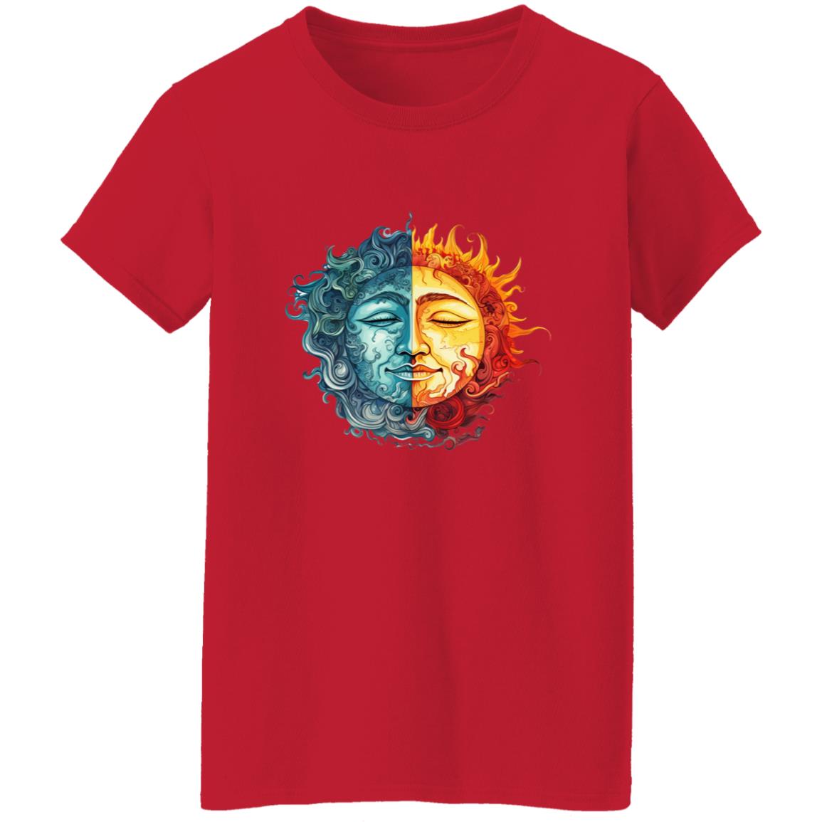 Oversized T-Shirt Sun & Moon Ying Yang