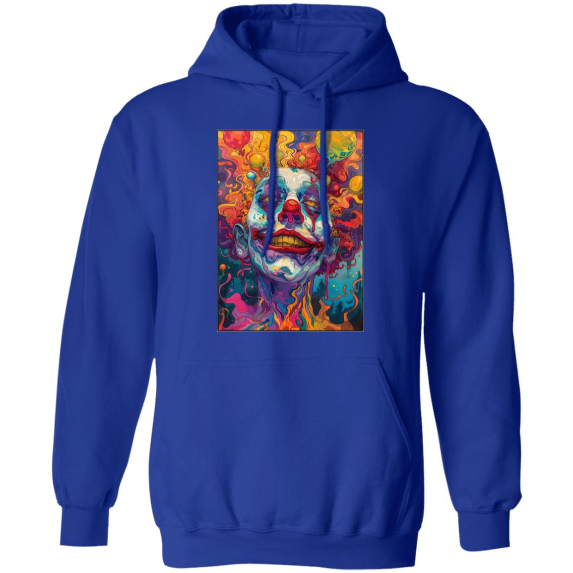 Pullover Hoodie Psychedelic Clown