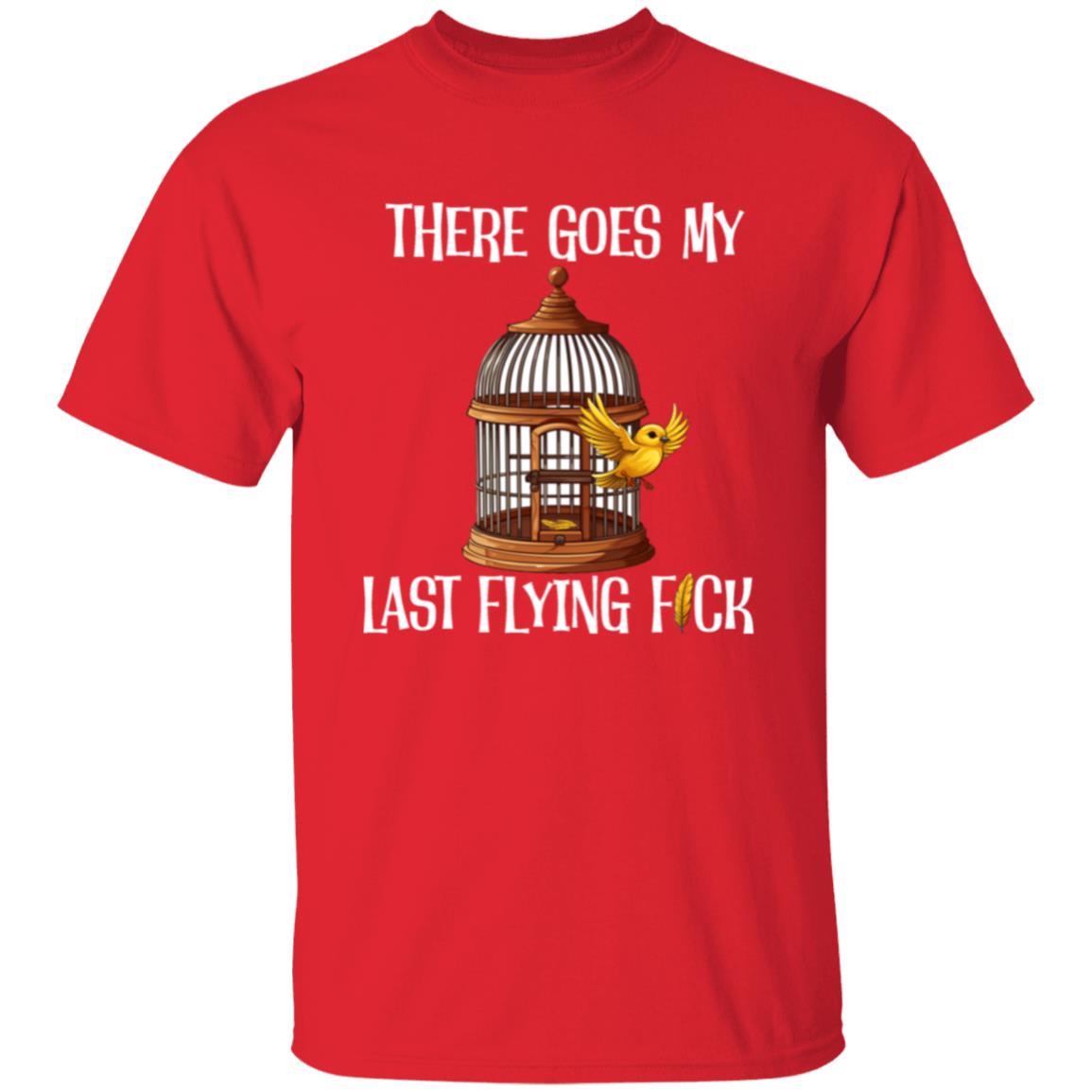 Oversized T-Shirt There Goes My Last Flying Fuck (White)