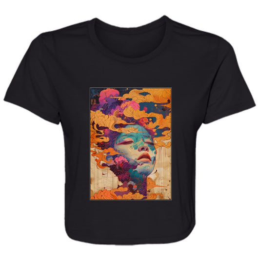 Flowy Cropped Tee Nihonga