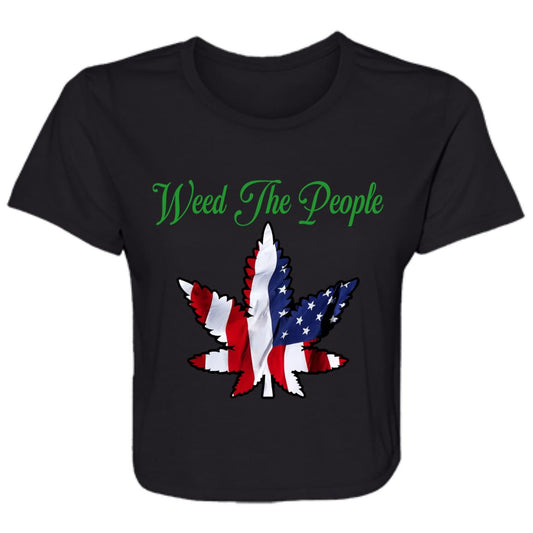 Flowy Cropped Tee Weed The People