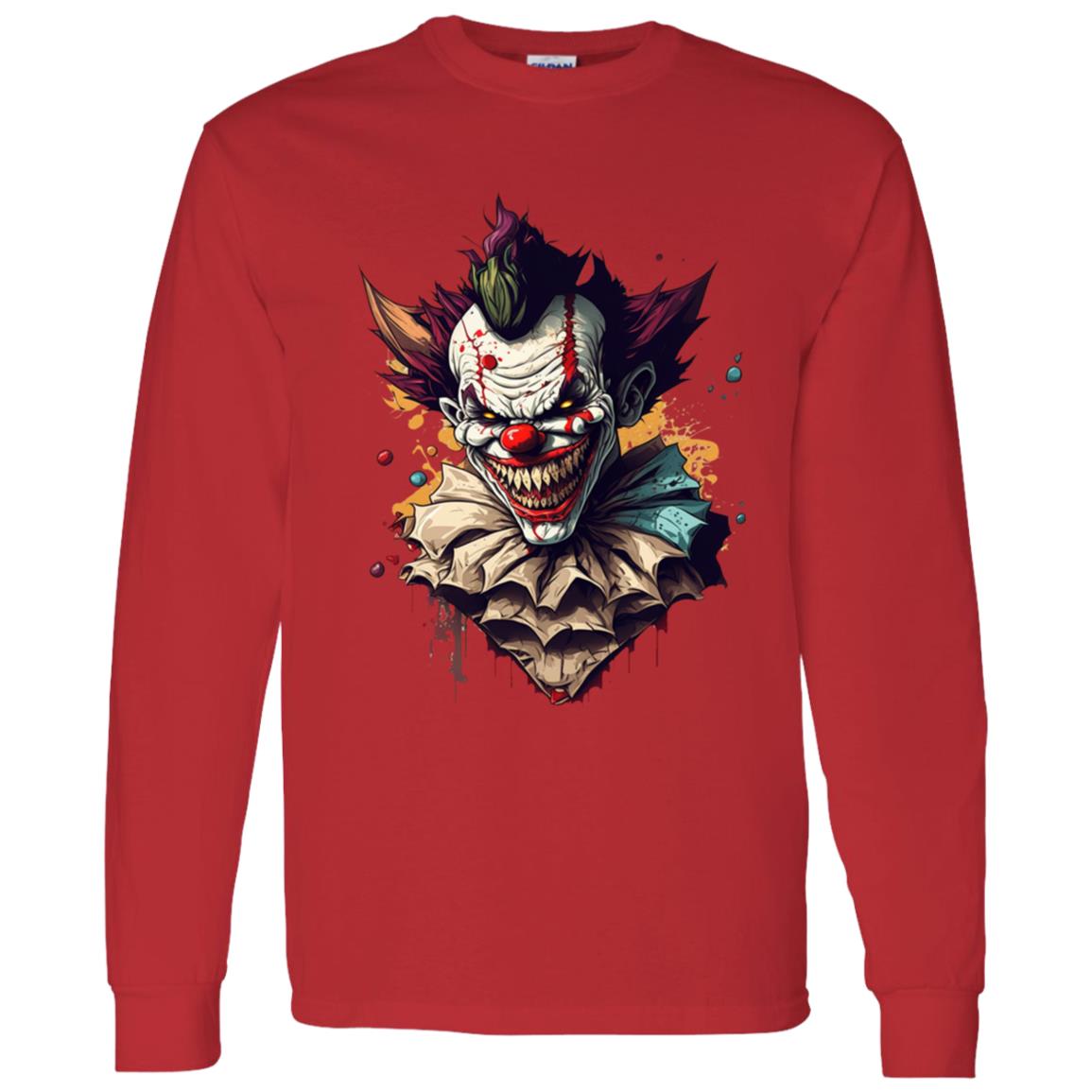 LS T-Shirt Evil Clown
