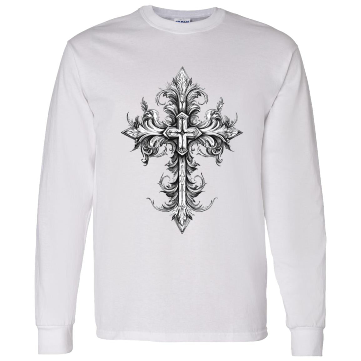 LS T-Shirt Ornate Cross