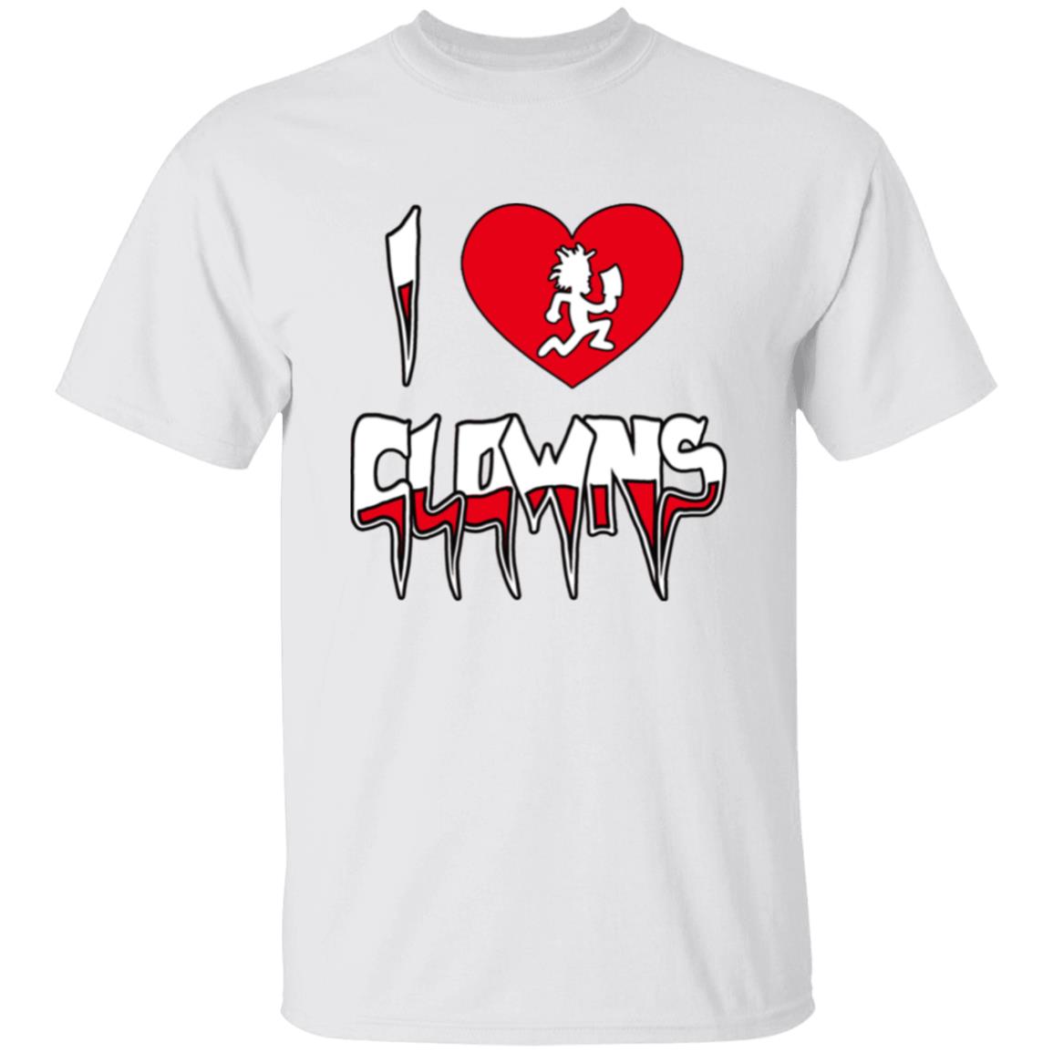 Oversized T-Shirt I Love Clowns