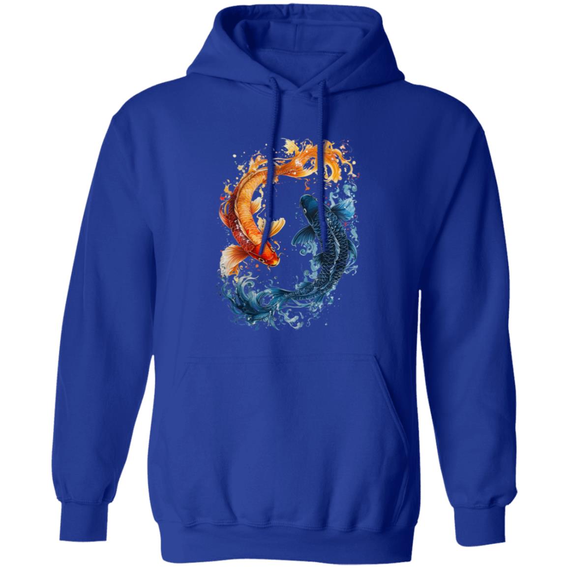 Pullover Hoodie Koi Fish
