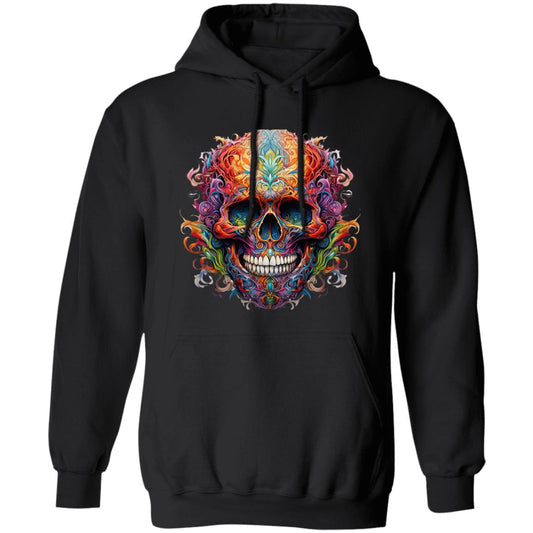Pullover Hoodie Ornamental Skull
