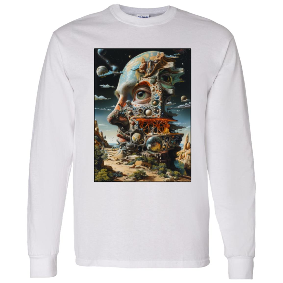 LS T-Shirt Alien Monument Surrealism