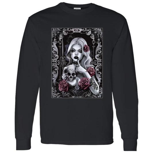 LS T-Shirt Goth Girl Portrait