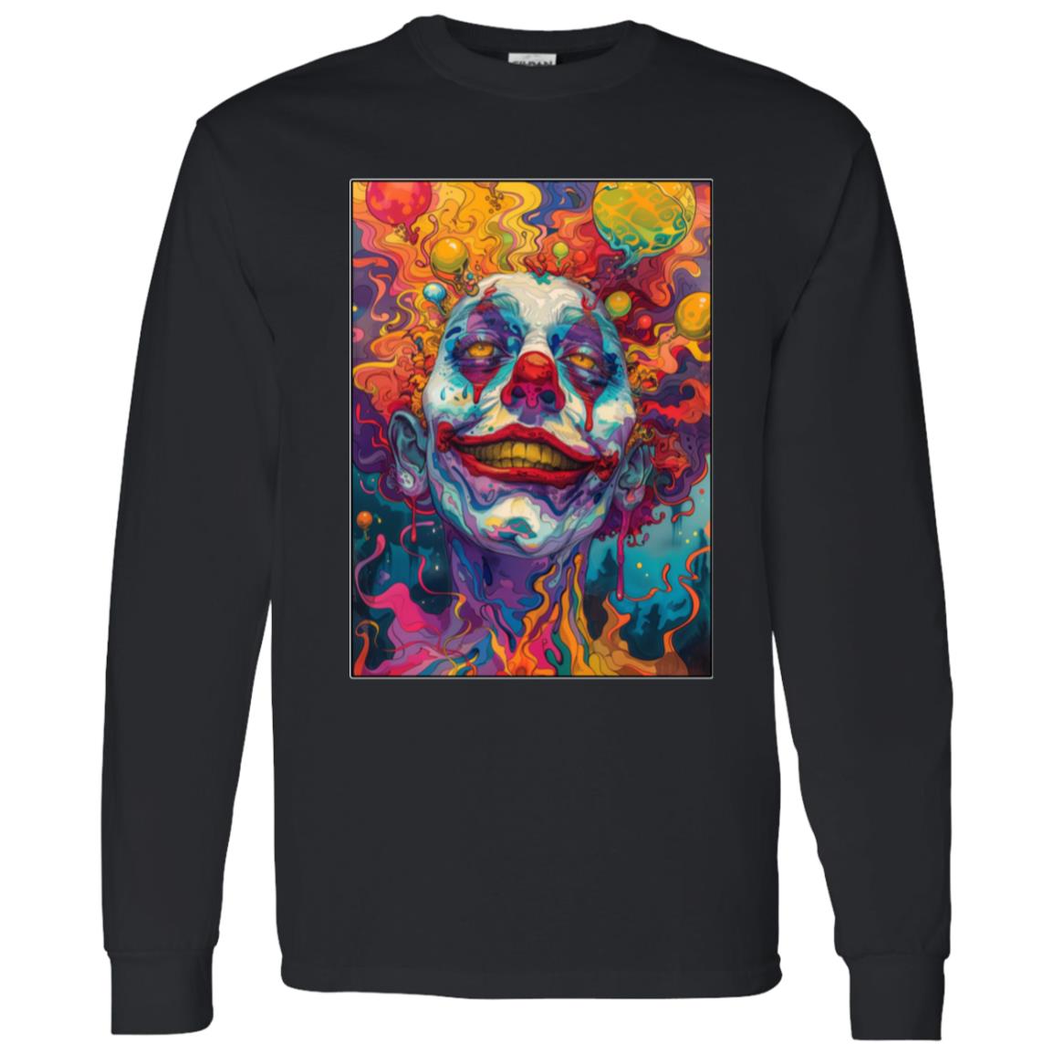 LS T-Shirt Psychedelic Clown