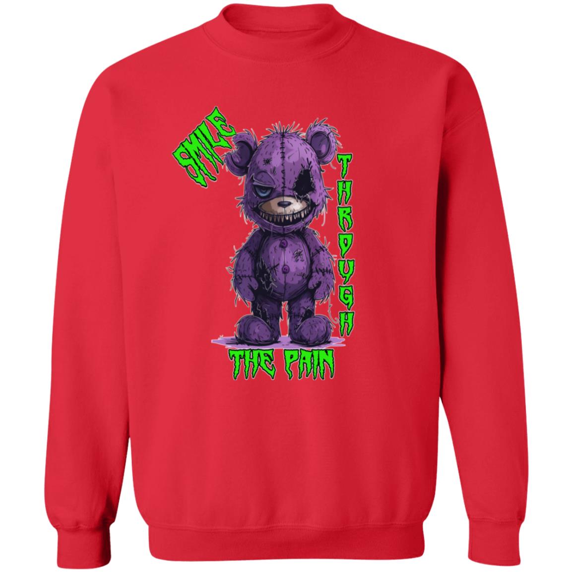 Pullover Sweatshirt Smile Through The Pain