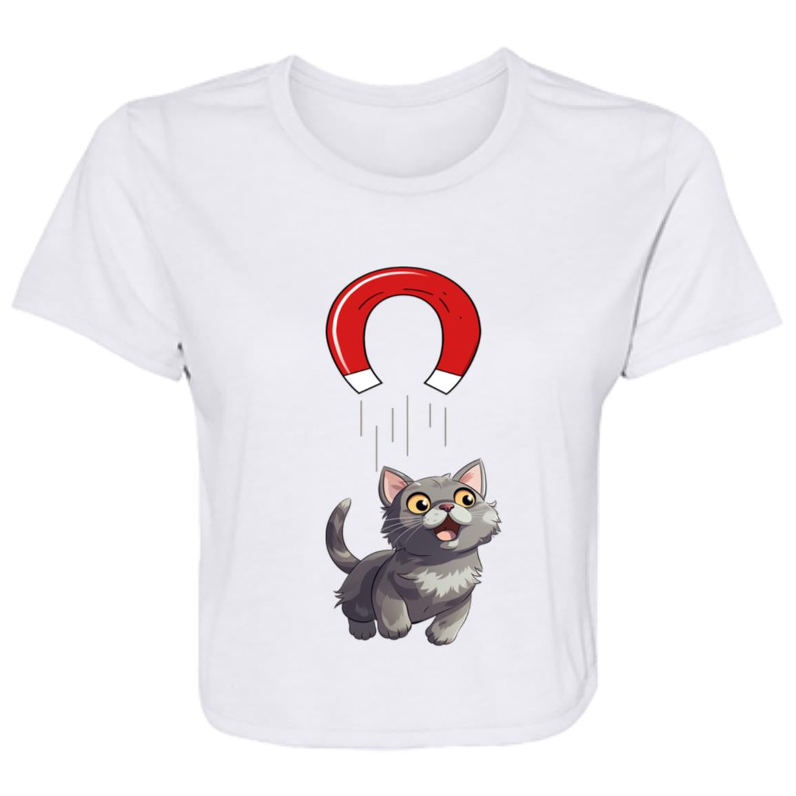 Flowy Cropped Tee Pussy Magnet