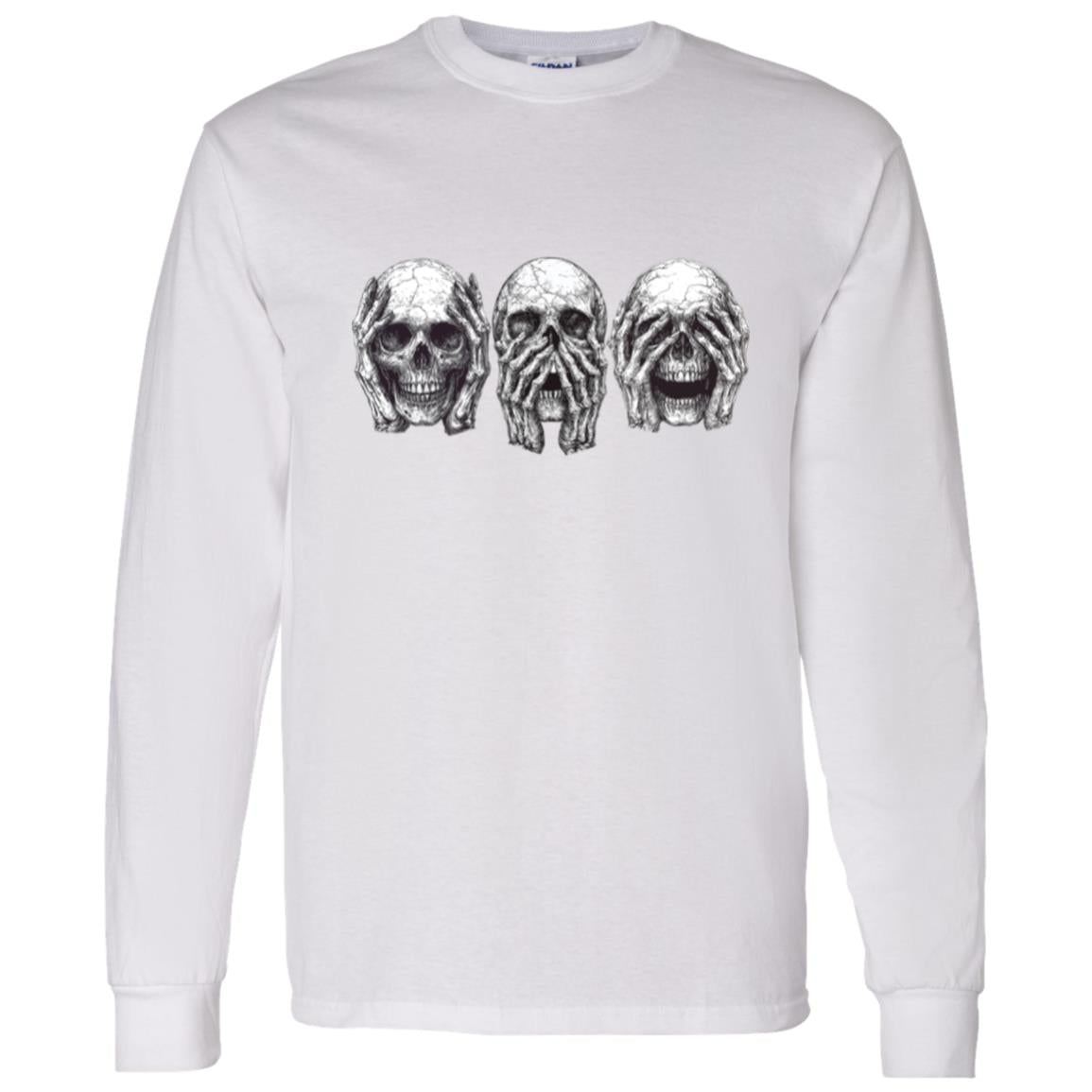 LS T-Shirt Hear No Evil Speak No Evil See No Evill