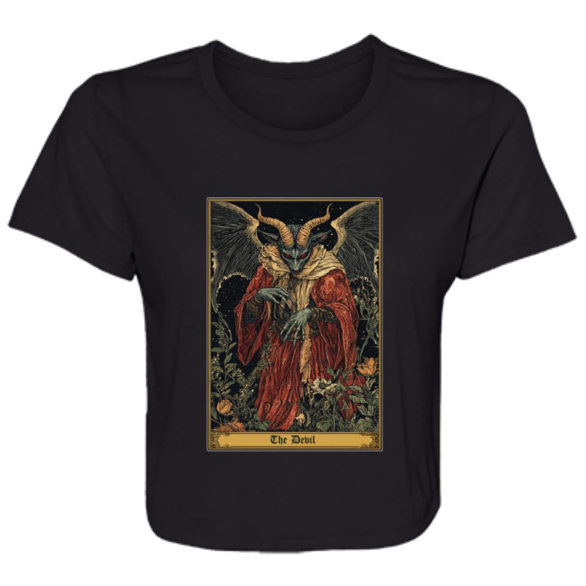 Flowy Cropped Tee The Devil