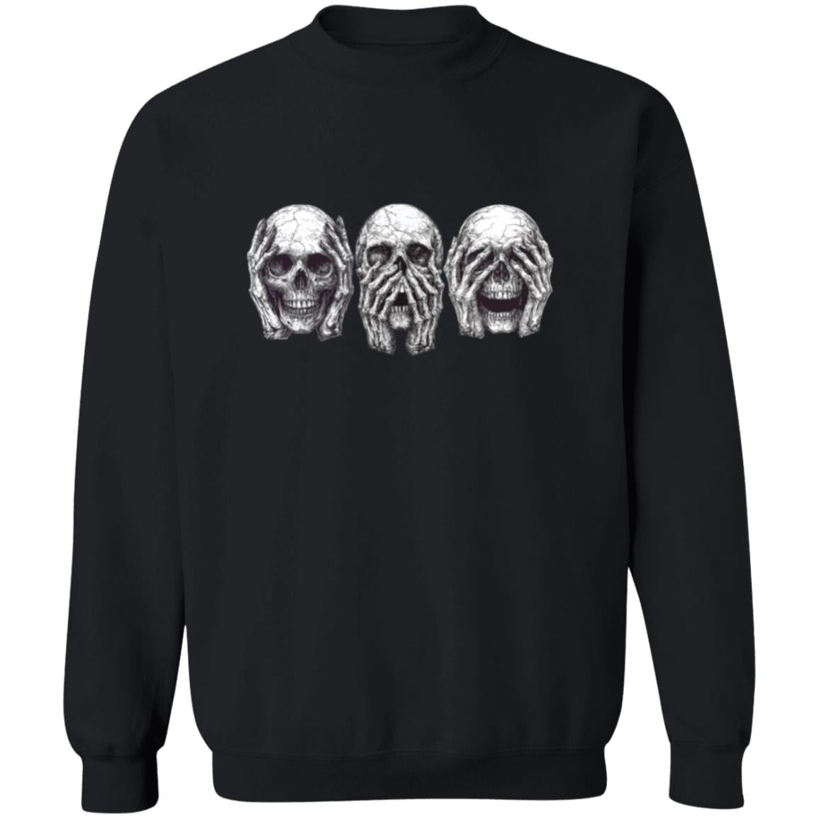 Pullover Sweatshirt Hear No Evil Speak No Evil See No Evil