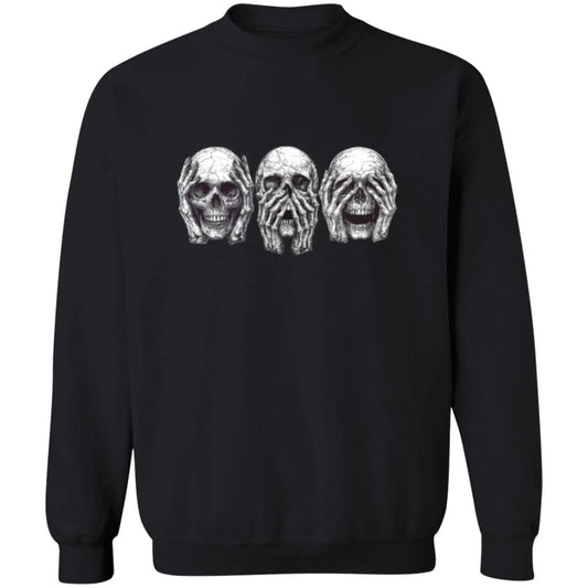 Pullover Sweatshirt Hear No Evil Speak No Evil See No Evil