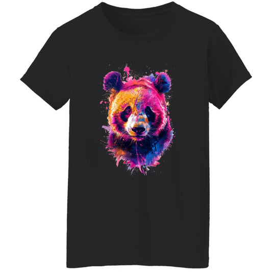 Oversized T-Shirt Abstract Panda