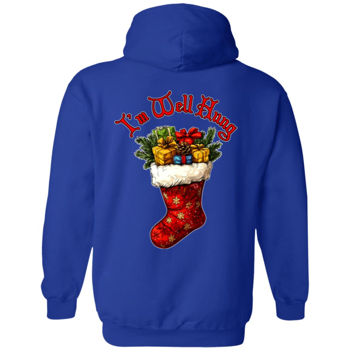 Zip Up Hooded Sweatshirt I'm Well Hung