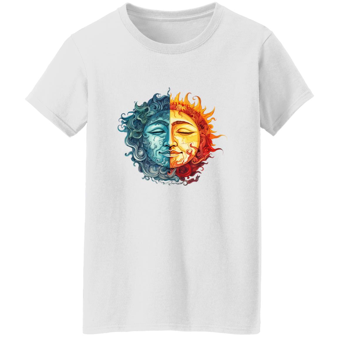 Oversized T-Shirt Sun & Moon Ying Yang