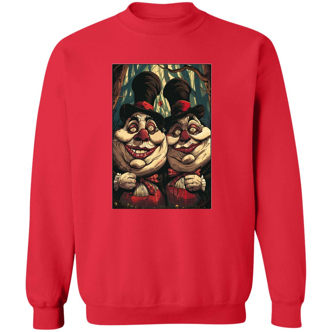 Pullover Sweatshirt Tweedle Dee & Tweedle Dum