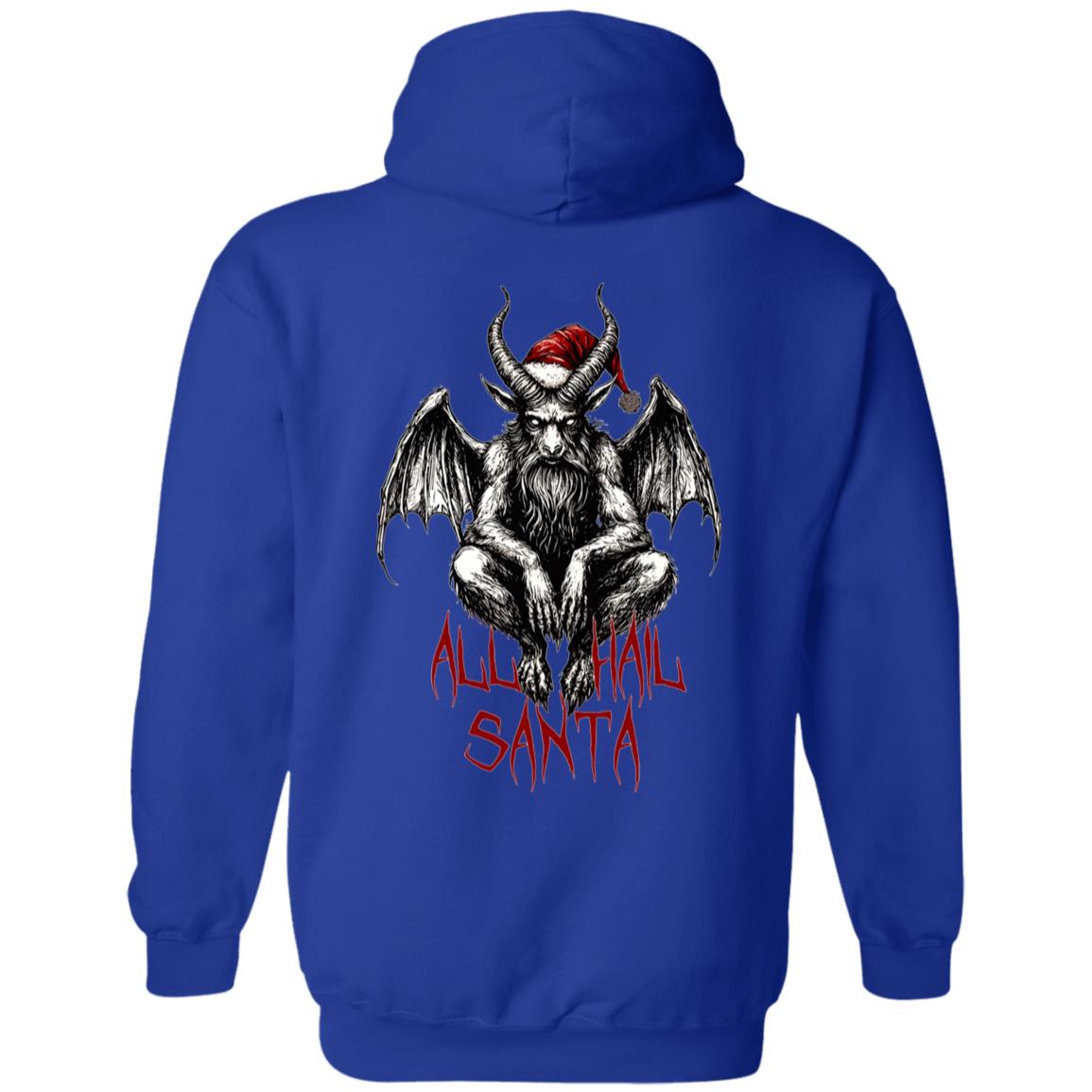 Zip Up Hooded Sweatshirt All Hail Santa