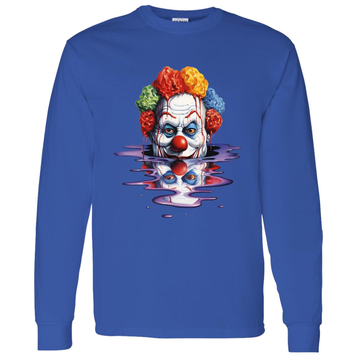 LS T-Shirt Submerged Clown