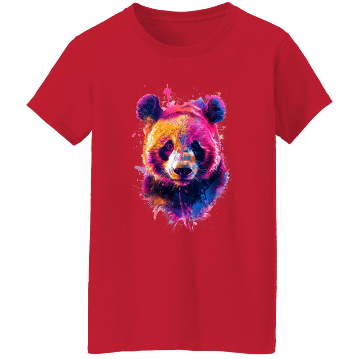 Oversized T-Shirt Abstract Panda
