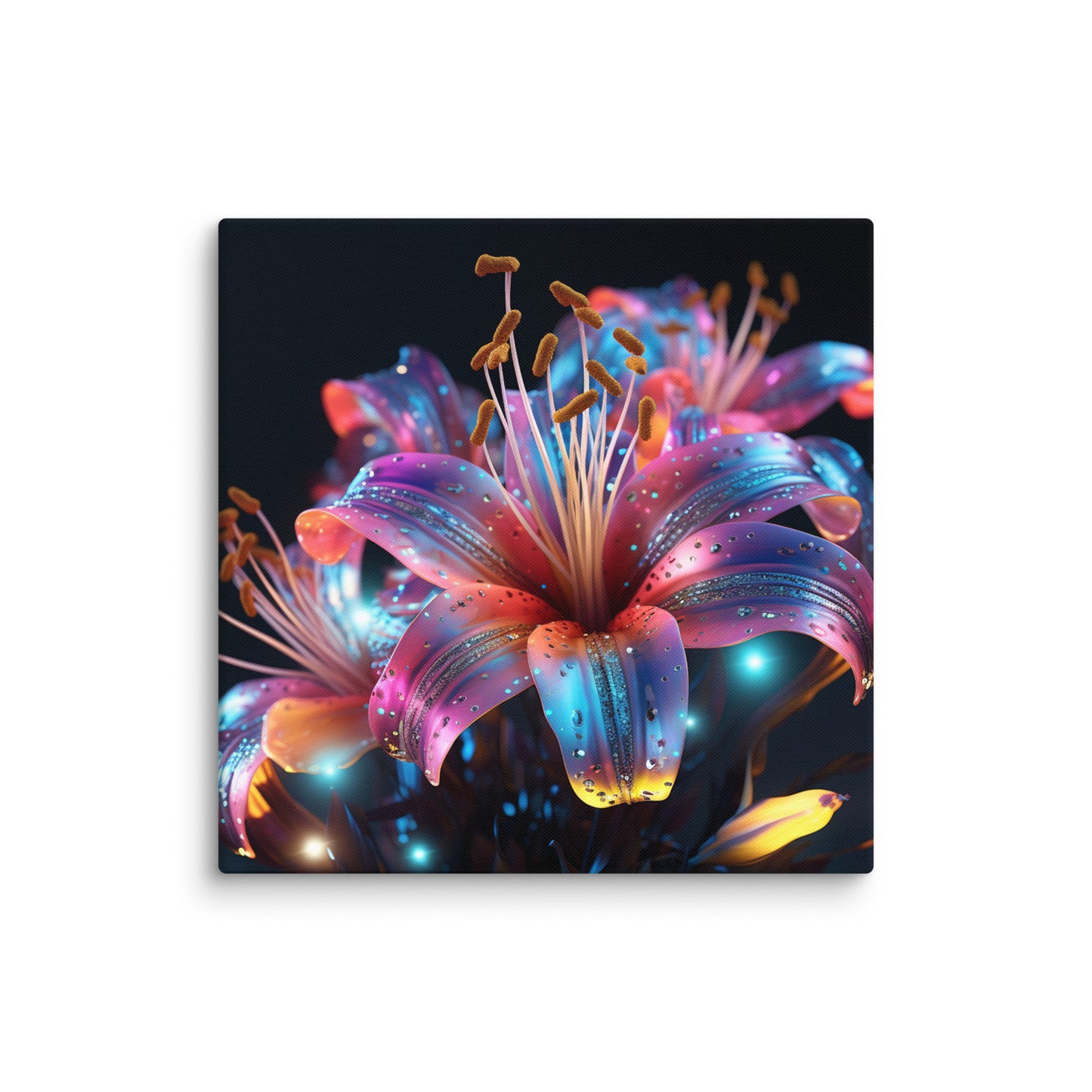 Canvas Lily Flower