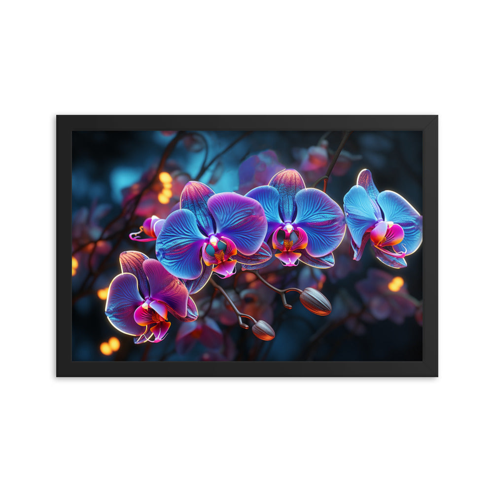 Framed Poster Orchid Flower